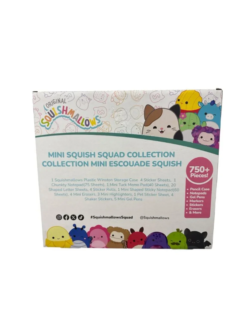 Original Squishmallows Mini Squish Squad Collection Set With 750+ Pieces Includi